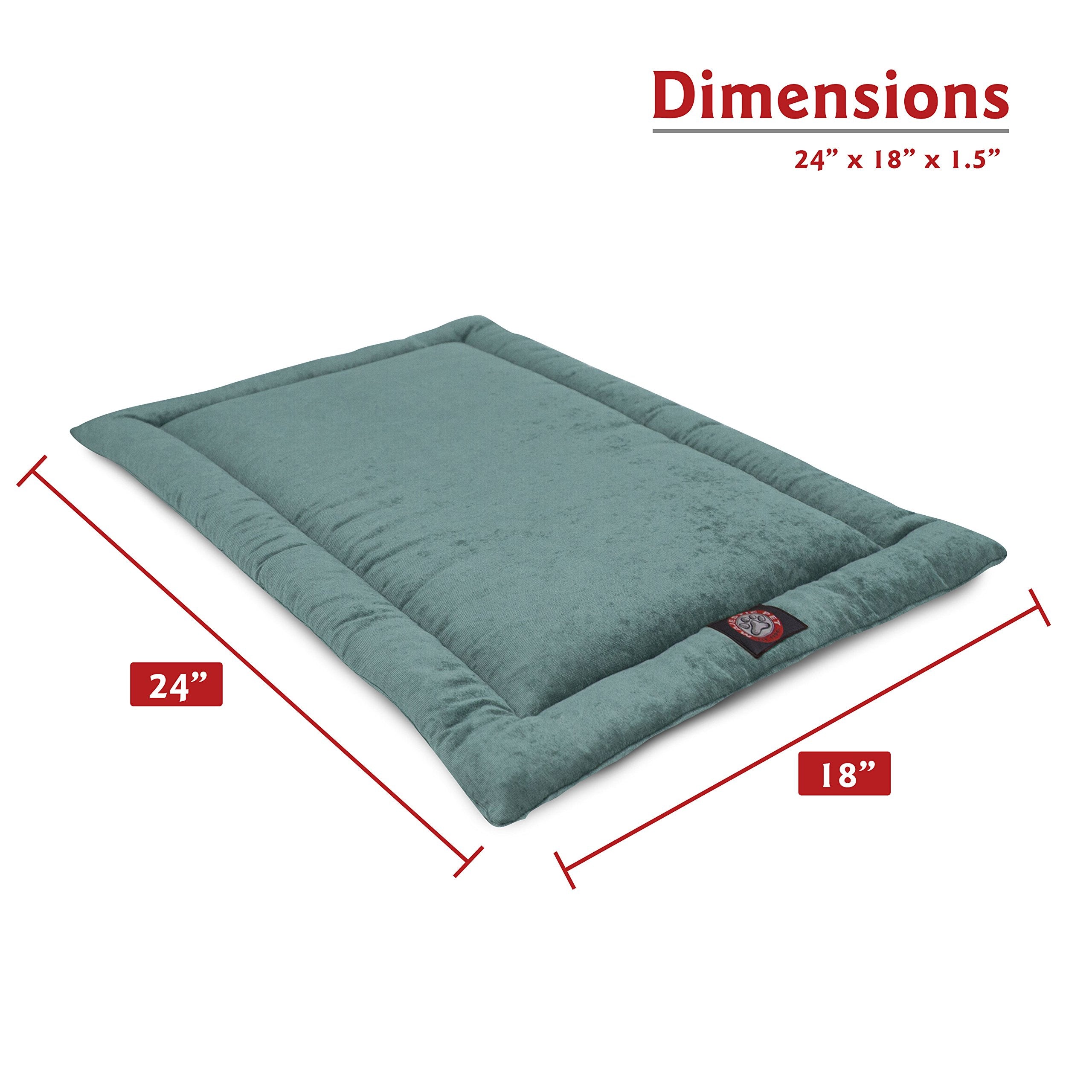 24' Villa Azure Blue Crate Dog Bed Mat By Majestic Pet Products